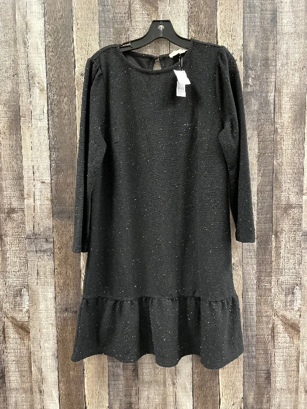 Dress Casual Midi By Loft In Multi-colored, Size: L Elegant Pleated Sleeve Midi Dress Dress Casual Midi By Loft In Multi-colored, Size: L Elegant Pleated Sleeve Midi Dress