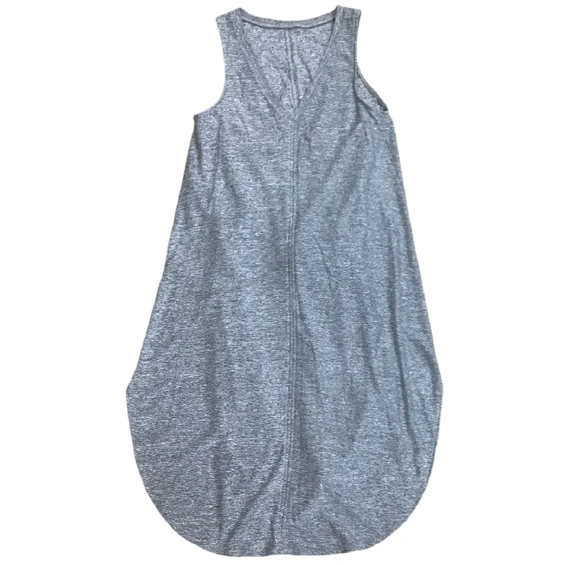 Dress Casual Midi By Lou And Grey In Grey, Size: Xxs Trendy Boho Midi Dress