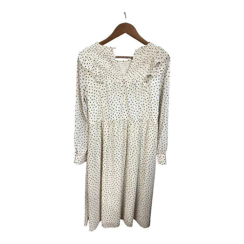 Dress Casual Midi By Madewell In Polkadot Pattern, Size: S Fashionable Shift Midi Dress