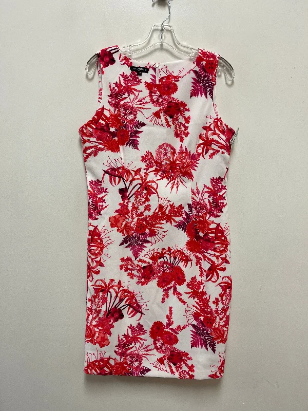 Dress Casual Midi By Mario Serrani In Red & White, Size: L Cozy Tie-Dye Midi Dress