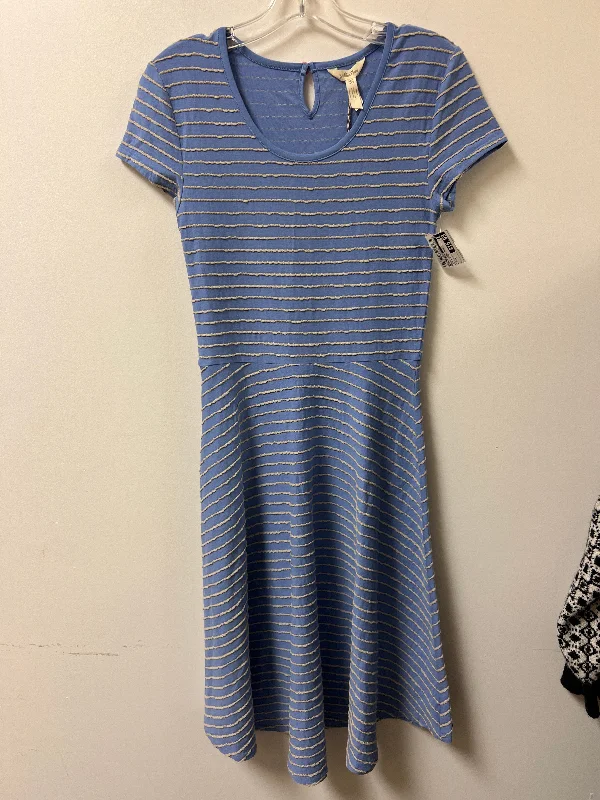 Dress Casual Midi By Matilda Jane In Blue & White, Size: Xs Stylish Halter Neck Midi Dress Dress Casual Midi By Matilda Jane In Blue & White, Size: Xs Stylish Halter Neck Midi Dress