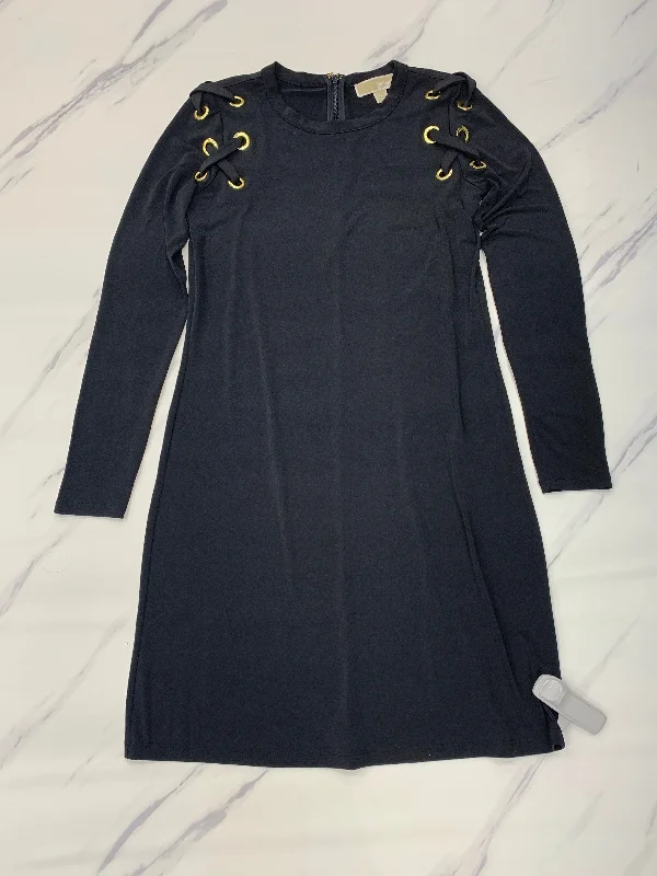 Dress Casual Midi By Michael By Michael Kors In Black, Size: Xs Stylish High-Waisted Midi Dress Dress Casual Midi By Michael By Michael Kors In Black, Size: Xs Stylish High-Waisted Midi Dress