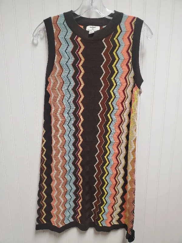 Dress Casual Midi By Missoni for Target In Brown, Size: S Comfortable Adjustable Strap Midi Dress Dress Casual Midi By Missoni for Target In Brown, Size: S Comfortable Adjustable Strap Midi Dress