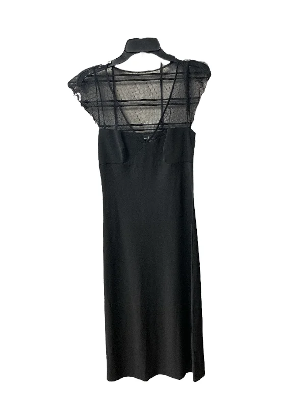 Dress Casual Midi By Moda Intl In Black, Size: 2 Comfortable Short Sleeve Midi Dress Dress Casual Midi By Moda Intl In Black, Size: 2 Comfortable Short Sleeve Midi Dress
