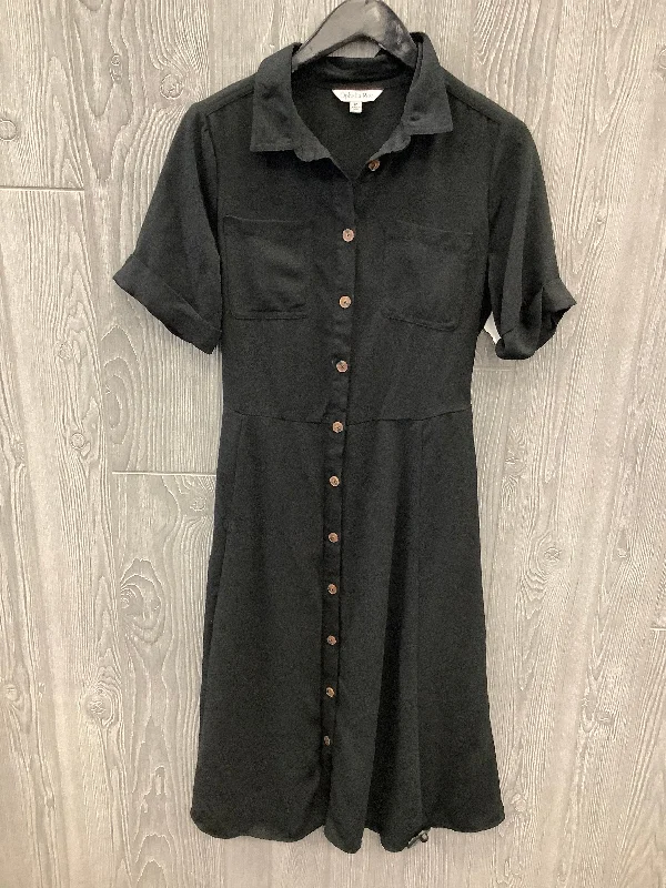 Dress Casual Midi By Ophelia Roe In Black, Size: M Stylish Tiered Midi Dress