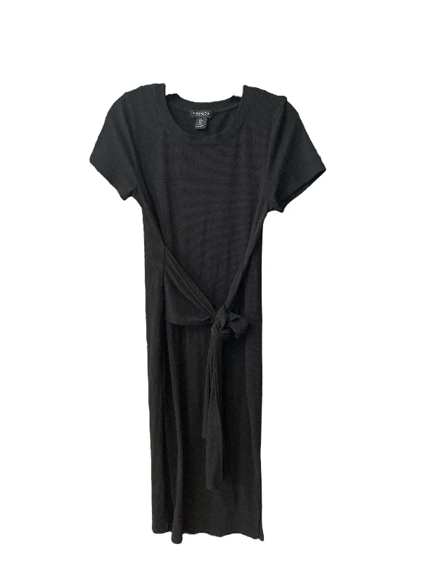 Dress Casual Midi By Rachel Zoe In Black, Size: S Fashionable Sheer Sleeve Midi Dress Dress Casual Midi By Rachel Zoe In Black, Size: S Fashionable Sheer Sleeve Midi Dress