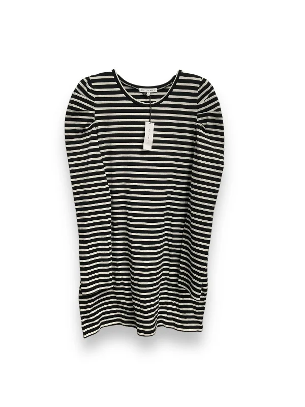 Dress Casual Midi By Rebecca Minkoff In Striped Pattern, Size: Xxl Fashionable Polka Dot Midi Dress Dress Casual Midi By Rebecca Minkoff In Striped Pattern, Size: Xxl Fashionable Polka Dot Midi Dress