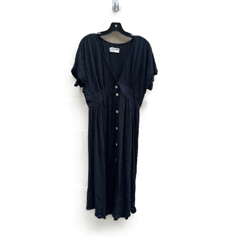 Dress Casual Midi By The Normal Brand In Black, Size: L Cozy Wide Strap Midi Dress