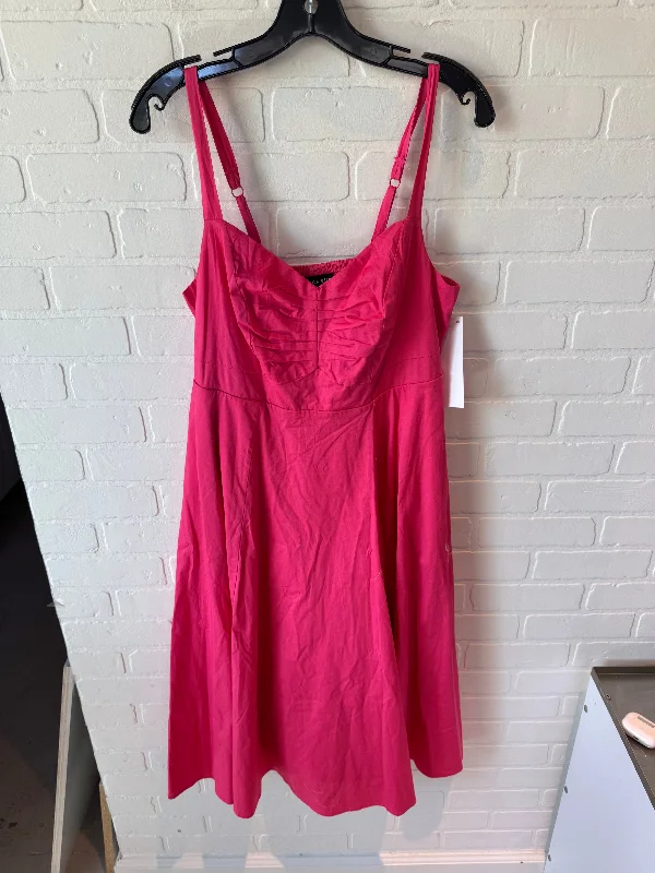 Dress Casual Midi By Torrid In Pink, Size: M Trendy Off-Shoulder Ruffle Midi Dress