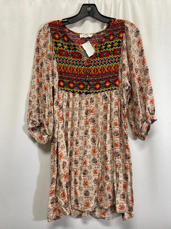 Dress Casual Midi By Umgee In Beige, Size: M Cozy Spaghetti Strap Midi Dress