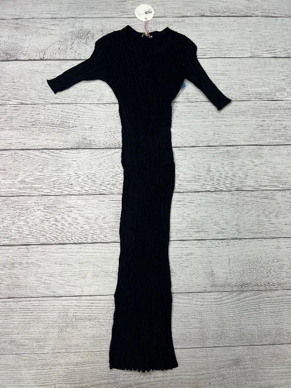 Dress Casual Midi By Umgee In Black, Size: S Elegant Maxi-Midi Hybrid Dress