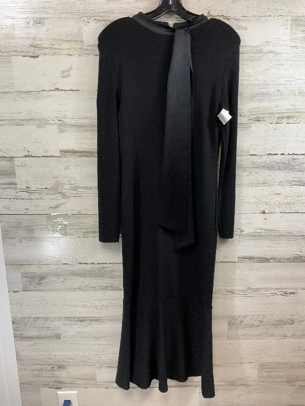 Dress Party Midi By Antonio Melani In Black, Size: L Trendy Bodycon Midi Dress