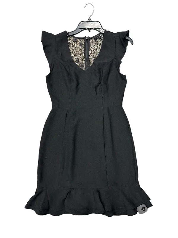Dress Party Midi By Cmc In Black, Size: 4 Comfortable Deep V Midi Dress
