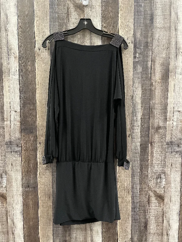 Dress Party Midi By Cmf In Black, Size: S Cozy Knit Midi Dress