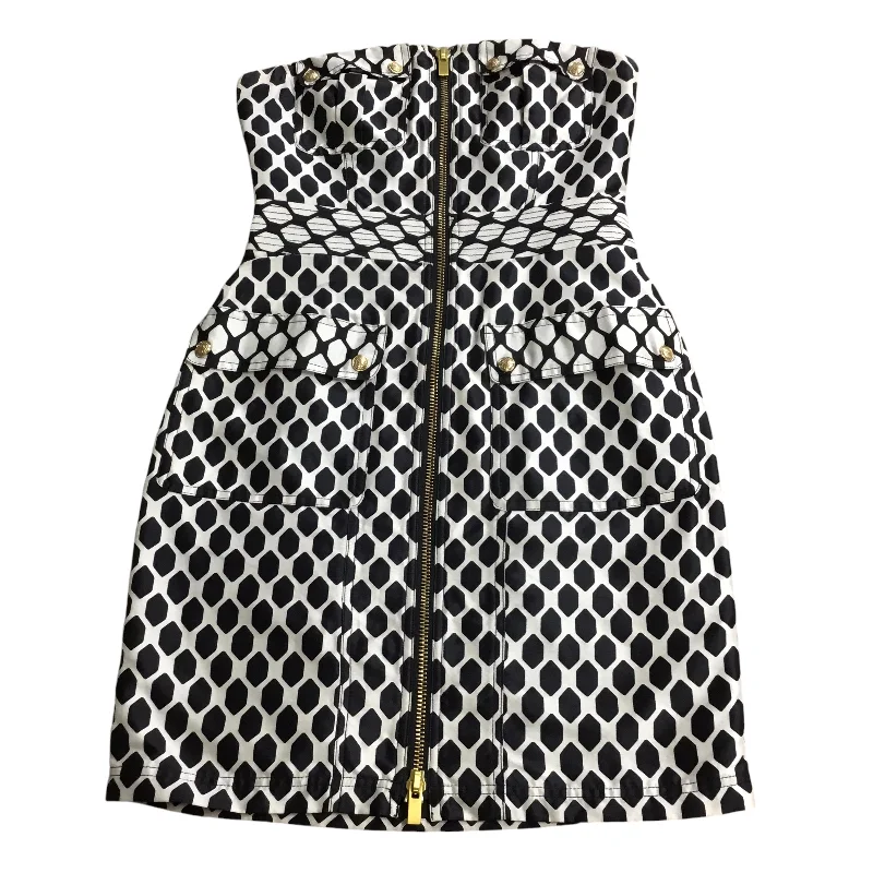 Dress Party Midi By Diane Von Furstenberg In Black & Cream, Size: 6 Chic Floral Print Midi Dress Dress Party Midi By Diane Von Furstenberg In Black & Cream, Size: 6 Chic Floral Print Midi Dress