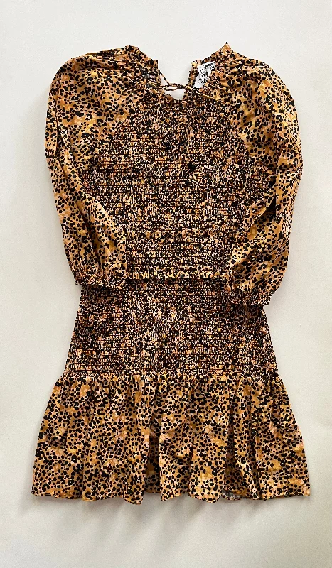 Dress Party Midi By Saylor In Animal Print, Size: Xs Fashionable Floral Embroidery Midi Dress Dress Party Midi By Saylor In Animal Print, Size: Xs Fashionable Floral Embroidery Midi Dress