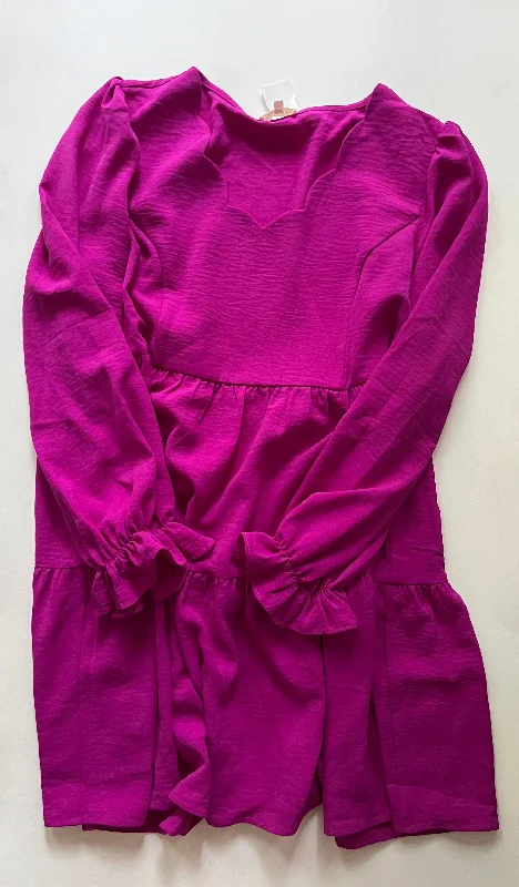 Dress Casual Midi By Jodifl In Fuschia, Size: M Cozy Knit Midi Dress