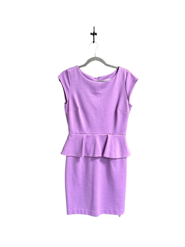 Dress Casual Midi By New York And Co In Purple, Size: S Fashionable Wide Leg Midi Dress Dress Casual Midi By New York And Co In Purple, Size: S Fashionable Wide Leg Midi Dress