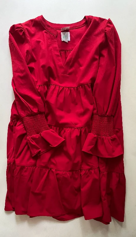 Dress Casual Midi By Shop The Mint In Red, Size: L Classic Black Midi Dress